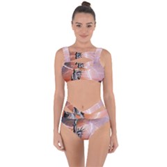 Statue Of Liberty New York Bandaged Up Bikini Set 