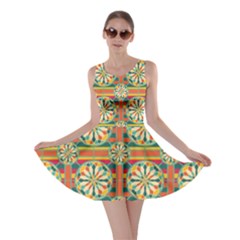 Eye Catching Pattern Skater Dress