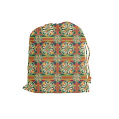 Eye Catching Pattern Drawstring Pouches (large)  by linceazul