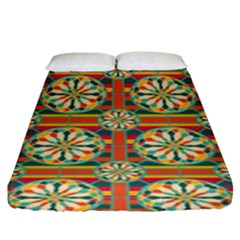 Eye Catching Pattern Fitted Sheet (king Size) by linceazul