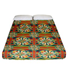 Eye Catching Pattern Fitted Sheet (california King Size) by linceazul