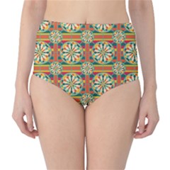 Eye Catching Pattern High-waist Bikini Bottoms by linceazul