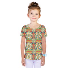 Eye Catching Pattern Kids  One Piece Tee