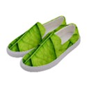 Green leaf Women s Canvas Slip Ons View2