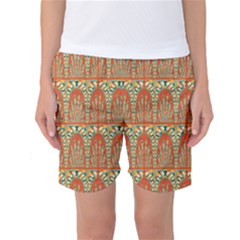 Arcs Pattern Women s Basketball Shorts by linceazul