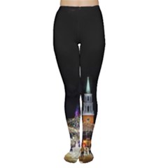 Church Decoration Night Women s Tights by Nexatart