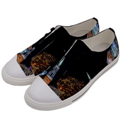 Church Decoration Night Women s Low Top Canvas Sneakers