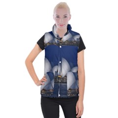 Landmark Sydney Opera House Women s Button Up Puffer Vest