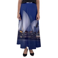 Landmark Sydney Opera House Flared Maxi Skirt by Nexatart