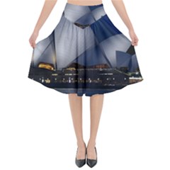 Landmark Sydney Opera House Flared Midi Skirt by Nexatart