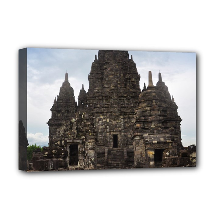 Prambanan Temple Indonesia Jogjakarta Deluxe Canvas 18  x 12  