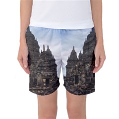 Prambanan Temple Indonesia Jogjakarta Women s Basketball Shorts