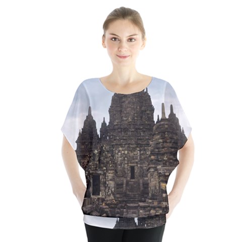 Prambanan Temple Indonesia Jogjakarta Blouse by Nexatart