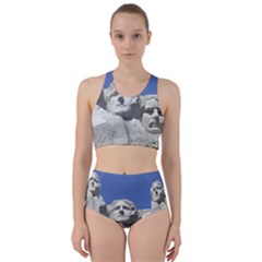 Mount Rushmore Monument Landmark Racer Back Bikini Set by Nexatart