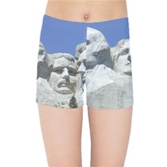 Mount Rushmore Monument Landmark Kids Sports Shorts