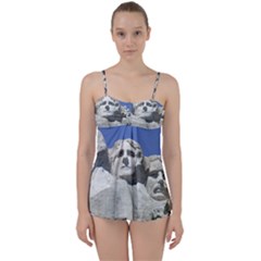 Mount Rushmore Monument Landmark Babydoll Tankini Set by Nexatart