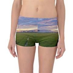 Landscape Sunset Sky Sun Alpha Boyleg Bikini Bottoms by Nexatart