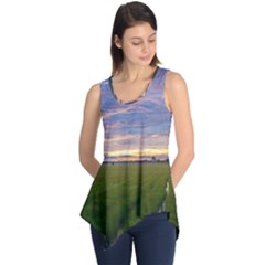 Landscape Sunset Sky Sun Alpha Sleeveless Tunic by Nexatart