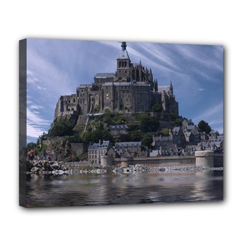 Mont Saint Michel France Normandy Canvas 14  X 11  by Nexatart