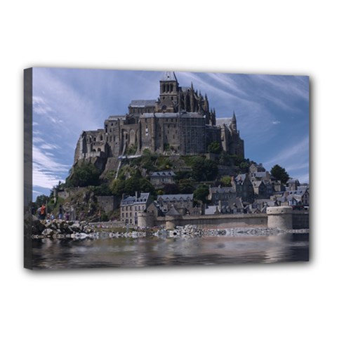 Mont Saint Michel France Normandy Canvas 18  X 12  by Nexatart