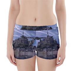 Mont Saint Michel France Normandy Boyleg Bikini Wrap Bottoms by Nexatart