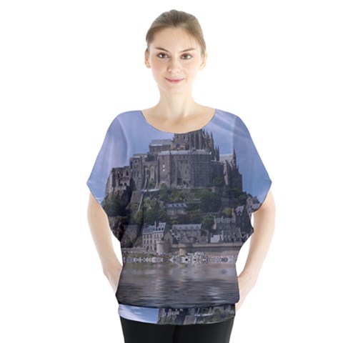 Mont Saint Michel France Normandy Blouse by Nexatart