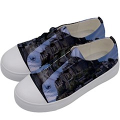 Mont Saint Michel France Normandy Kids  Low Top Canvas Sneakers