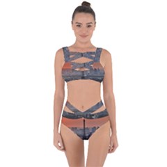 Paris France French Eiffel Tower Bandaged Up Bikini Set 