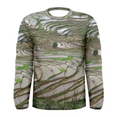 Rice Fields Terraced Terrace Men s Long Sleeve Tee