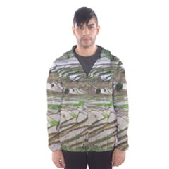 Rice Fields Terraced Terrace Hooded Wind Breaker (men) by Nexatart