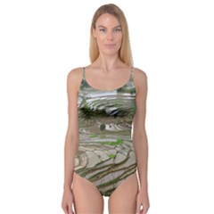 Rice Fields Terraced Terrace Camisole Leotard  by Nexatart