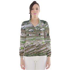 Rice Fields Terraced Terrace Wind Breaker (women) by Nexatart