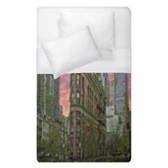 Flat Iron Building Toronto Ontario Duvet Cover (single Size) by Nexatart