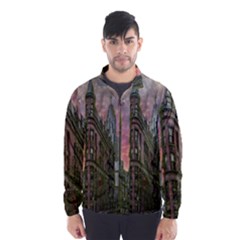 Flat Iron Building Toronto Ontario Wind Breaker (men) by Nexatart