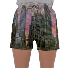 Flat Iron Building Toronto Ontario Sleepwear Shorts