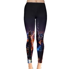 Dubai Cityscape Emirates Travel Leggings  by Nexatart