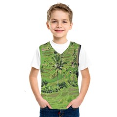 Greenery Paddy Fields Rice Crops Kids  Sportswear by Nexatart