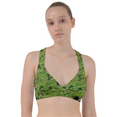 Greenery Paddy Fields Rice Crops Sweetheart Sports Bra by Nexatart