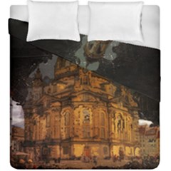 Dresden Frauenkirche Church Saxony Duvet Cover Double Side (king Size) by Nexatart