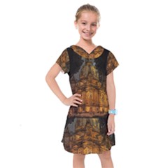 Dresden Frauenkirche Church Saxony Kids  Drop Waist Dress