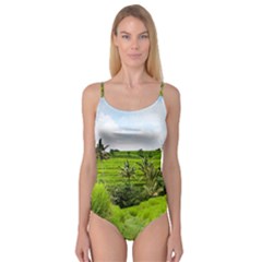 Bali Rice Terraces Landscape Rice Camisole Leotard  by Nexatart