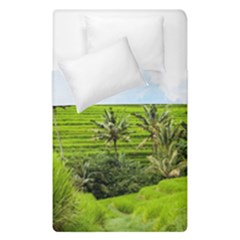 Bali Rice Terraces Landscape Rice Duvet Cover Double Side (single Size) by Nexatart