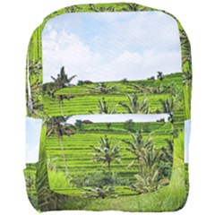 Bali Rice Terraces Landscape Rice Full Print Backpack