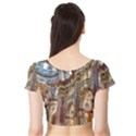 Baroque Church Collegiate Church Short Sleeve Crop Top (Tight Fit) View2