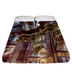 Baroque Church Collegiate Church Fitted Sheet (king Size) by Nexatart