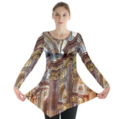 Baroque Church Collegiate Church Long Sleeve Tunic  by Nexatart