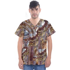 Baroque Church Collegiate Church Men s V-neck Scrub Top