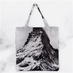 Matterhorn Switzerland Mountain Grocery Tote Bag by Nexatart