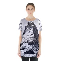 Matterhorn Switzerland Mountain Skirt Hem Sports Top by Nexatart