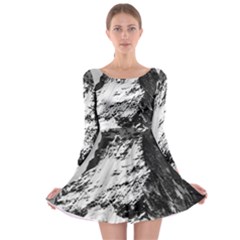 Matterhorn Switzerland Mountain Long Sleeve Skater Dress by Nexatart